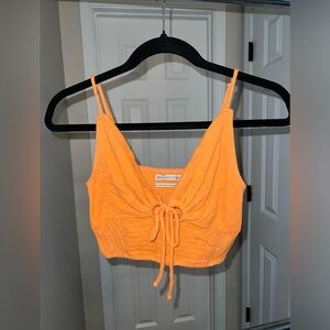 Urban Outfitters Tie Front Crop Top